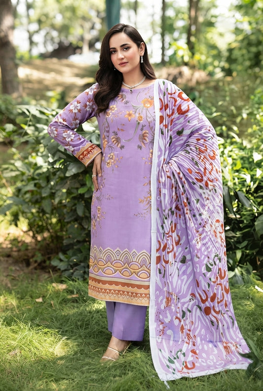 Aks-E-Noor By Fiza Noor - Digital Printed Viscose # 01