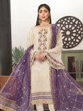 Moti's Fashion White & Gold Chiffon Collection - SQ-804