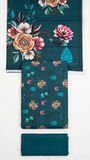 Premium 3-Piece Printed Unstitched Lawn Suit | Buy One Get One Free