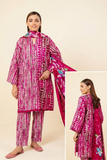Unstitched 3-Piece Digital Print Lawn Suit B-17