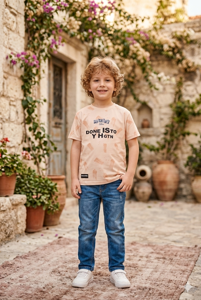 Boys Summer T-Shirt – Trendy & Comfortable | size 22 to 24
