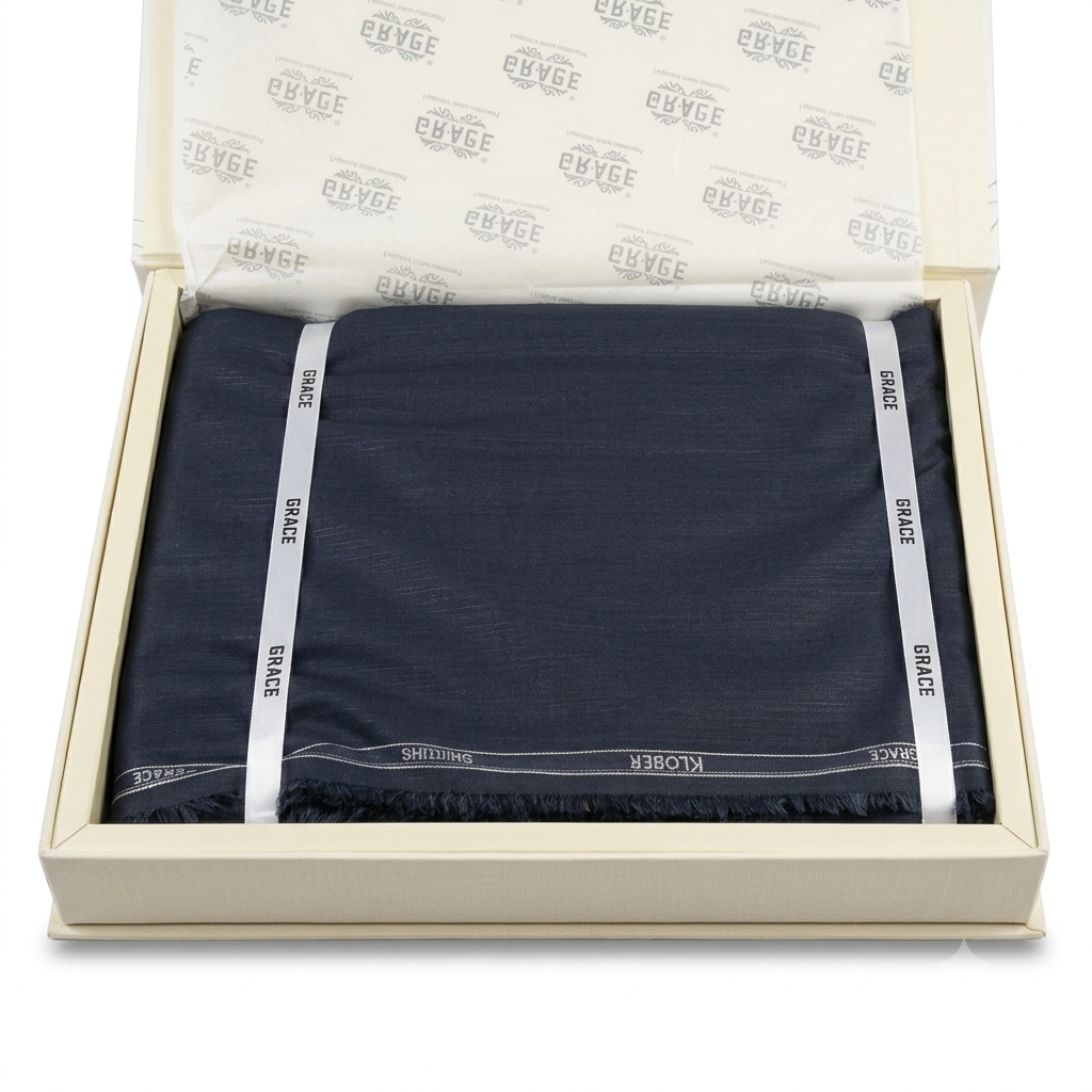 KLOBER BY GRACE Fabrics Unstitched Wash N Wear Mens Summer Collection