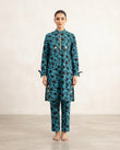 Premium Women's 2 Piece Linen Stitched Suit Free Size - L#52