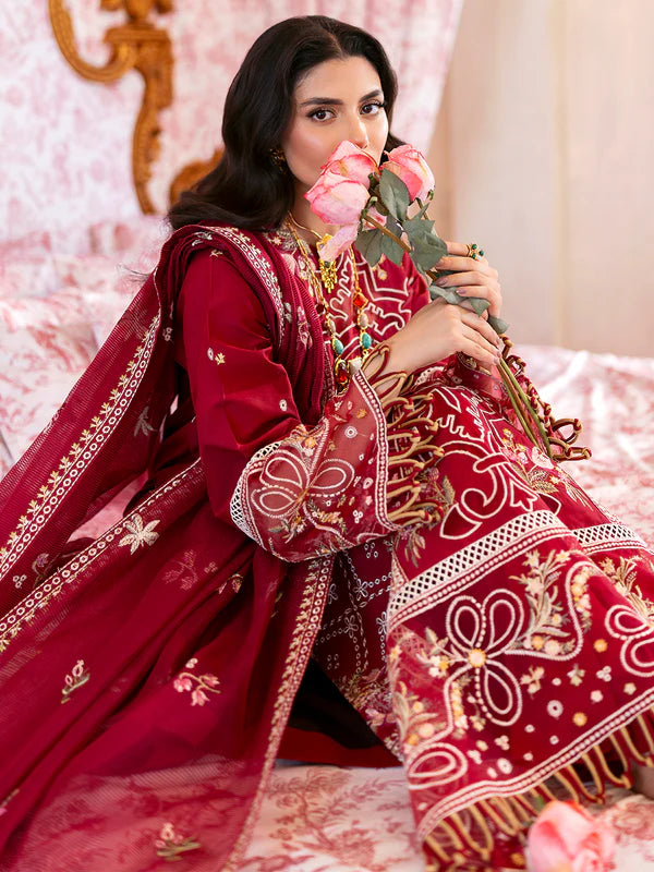 Ginny | 3 PC Luxury Lawn - Mahnur
