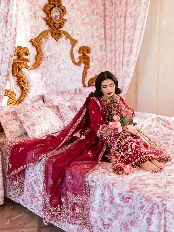 Ginny | 3 PC Luxury Lawn - Mahnur