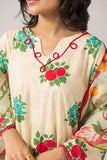 Golden Glow-Printed Luxury Zeenat Pret(3Pcs)