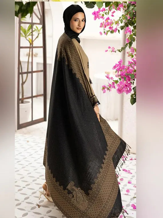 Gul-E-Zarki Leather Peach Unstitched Collection'26 (D-01)