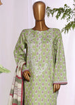 HZ Textiles Embroidered Lawn 3 Piece Stitched Suit HZ26DWE D-042