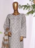 HZ Textiles Embroidered Lawn 3 Piece Stitched Suit HZ26DWE D-043