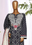 HZ Textiles Embroidered Lawn 3 Piece Stitched Suit HZ26DWE D-044