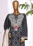 HZ Textiles Embroidered Lawn 3 Piece Stitched Suit HZ26DWE D-044