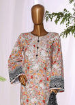 HZ Textiles Embroidered Lawn 3 Piece Stitched Suit HZ26DWE D-045