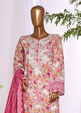HZ Textiles Embroidered Lawn 3 Piece Stitched Suit HZ26DWE D-046