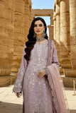Imrozia | Serene I-239 Ayluna Luxury Embroidered Mauve Chiffon Suit