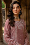 Imrozia | Serene I-247 Aysel Luxury Embroidered Tea Pink Chiffon Suit