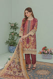 GF-03-Unstitched printed Lawn – Elegant 3-Piece suit - O'POLE