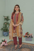 GF-03-Unstitched printed Lawn – Elegant 3-Piece suit - O'POLE