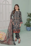 GF-09-Unstitched Lawn Dress – Elegant 3-Piece - O'POLE