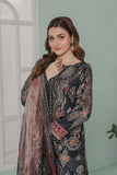 GF-09-Unstitched Lawn Dress – Elegant 3-Piece - O'POLE