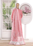 3 Piece Embroidred Stitched Lawn Frock with Trouser & Dupatta | BS-09