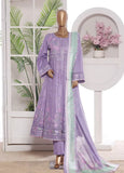 3 Piece Embroidred Stitched Lawn Frock with Trouser & Dupatta | BS-17
