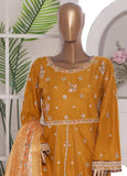 3 Piece Embroidred Stitched Lawn Frock with Trouser & Dupatta | BS-07