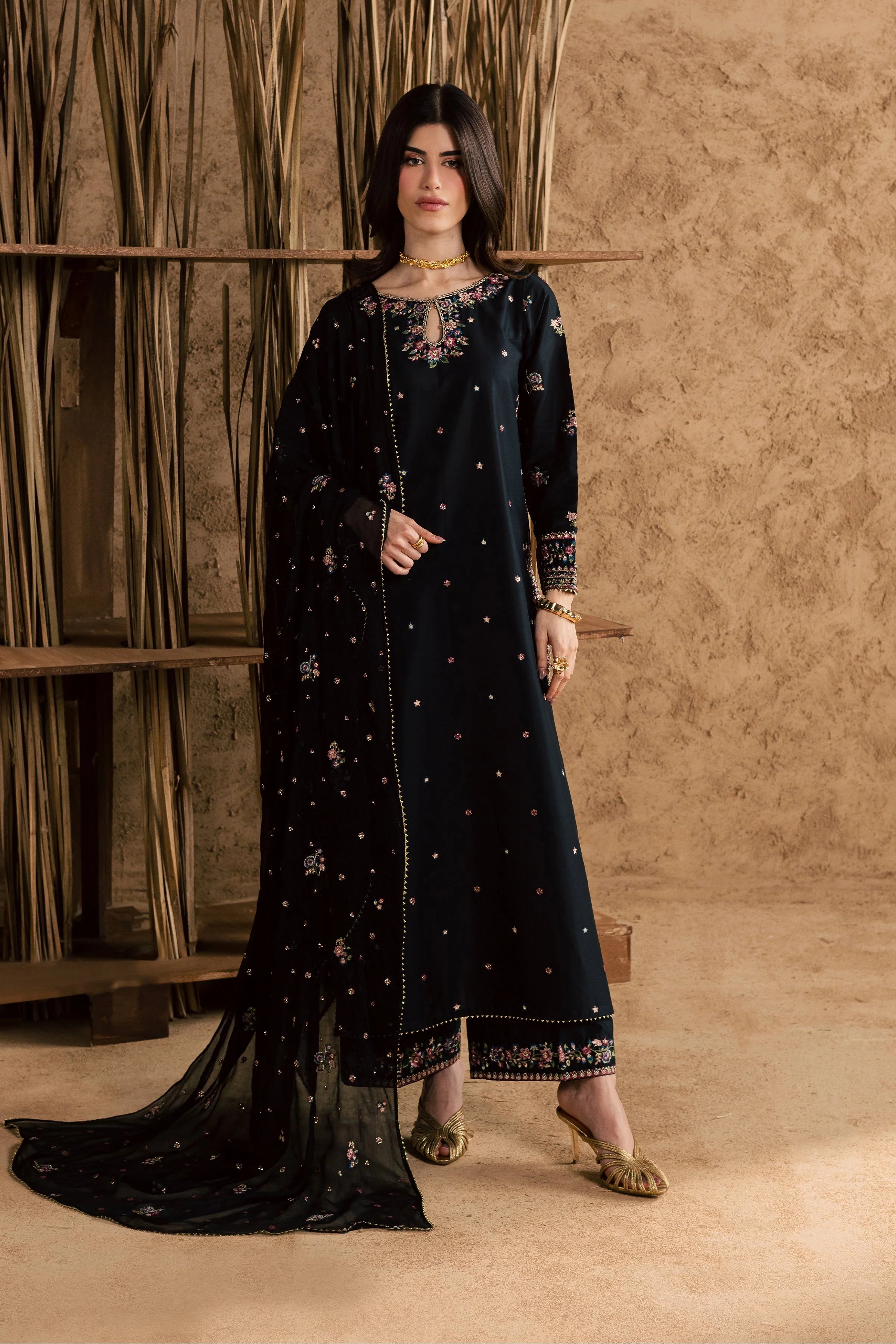 LUXURY PRET READY TO WEAR (3PC) - GULPOSH BY MISBAH