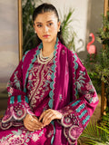 Mahnur | K-09 | Kaia Slub Linen '25 – Embroidered 3-Piece Unstitched Suit (Berry)