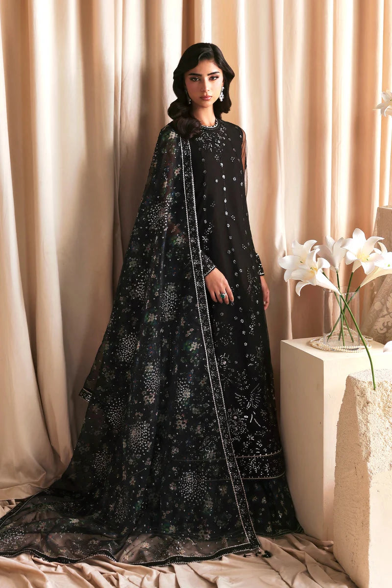 Zarif Siraya Printed Formal Unstitched 3Pc Chiffon Suit - KAVISH
