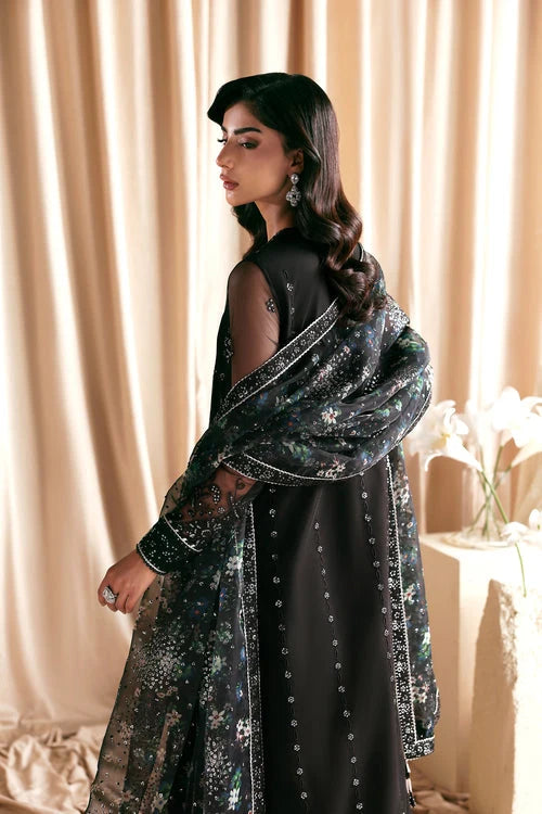 Zarif Siraya Printed Formal Unstitched 3Pc Chiffon Suit - KAVISH