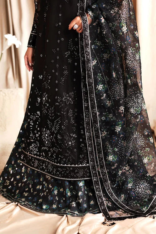 Zarif Siraya Printed Formal Unstitched 3Pc Chiffon Suit - KAVISH