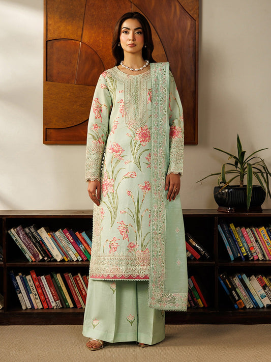 L-01 | Leila By Mahnur 3 PC Lawn
