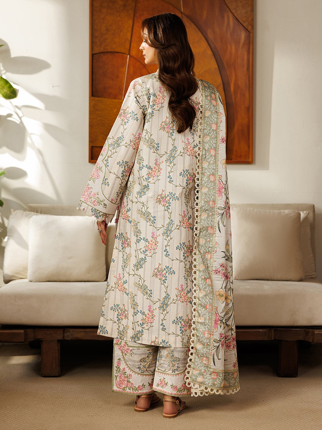 L-03 | Leila By Mahnur 3 PC Lawn