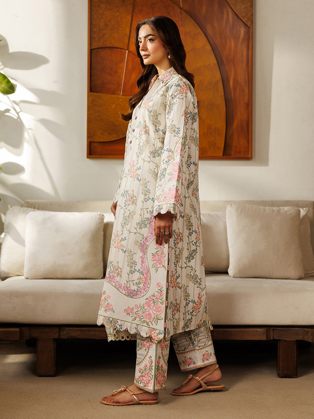 L-03 | Leila By Mahnur 3 PC Lawn