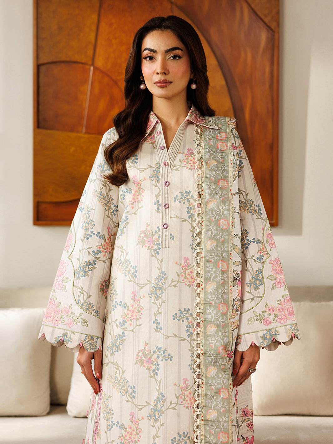 L-03 | Leila By Mahnur 3 PC Lawn