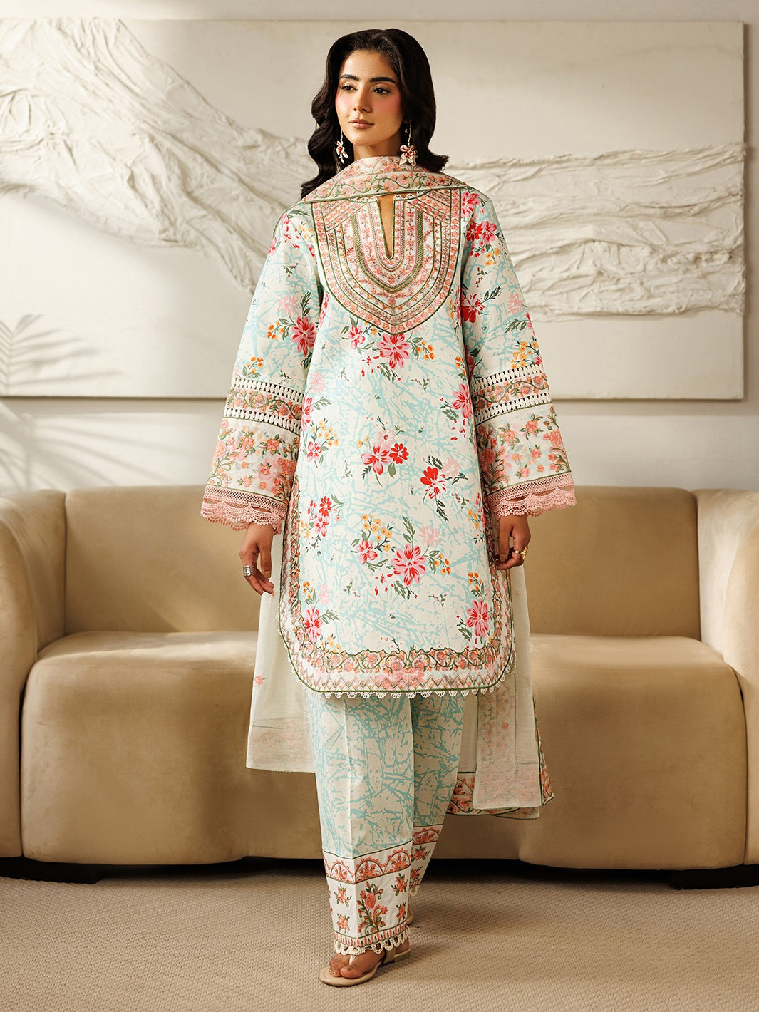 L-05 | Leila By Mahnur 3 PC Lawn