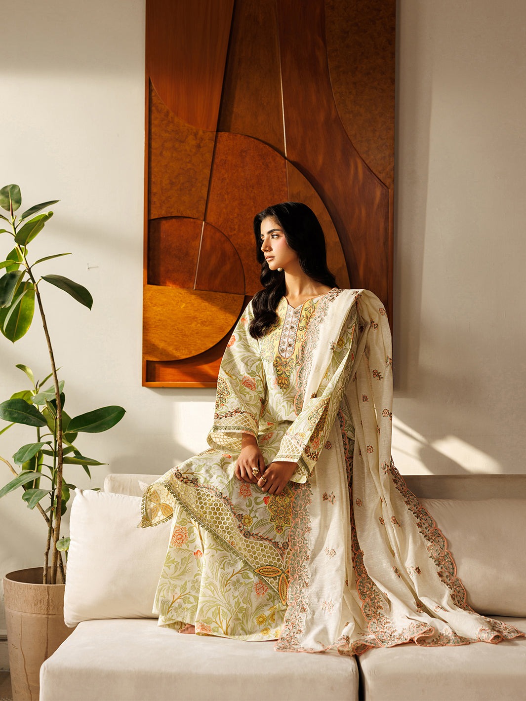 L-11 | Leila By Mahnur 3 PC Lawn