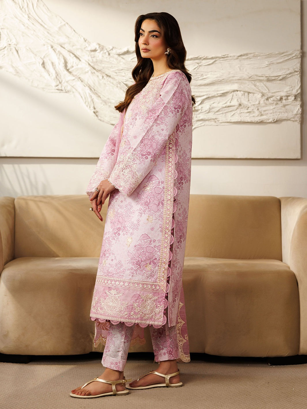 L-12 | Leila By Mahnur 3 PC Lawn