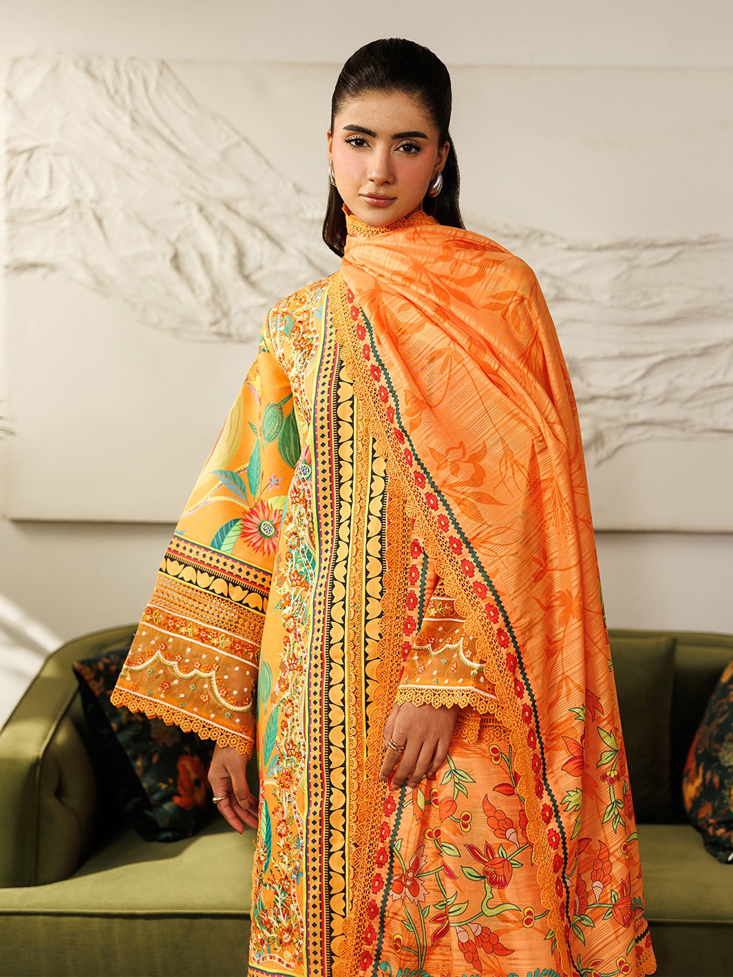L-13 | Leila By Mahnur 3 PC Lawn