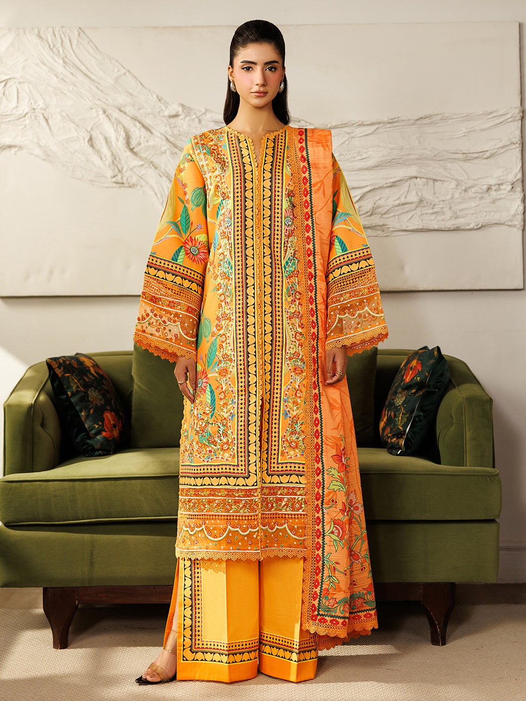 L-13 | Leila By Mahnur 3 PC Lawn