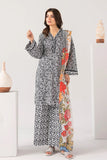 Luna Noir - Printed Luxury Zeenat Pret(3Pcs)