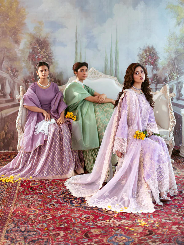 Lyrell | 3 PC Luxury Lawn - Mahnur