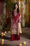 Imrozia Serene M-109 Hoorain Regal Maroon Embroidered Chiffon Unstitched Suit