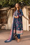 3 Pc Unstitched Embroidered Lawn Suit | MB-CUS25-901B - MARIA.B