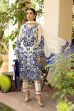 3 Pc Unstitched Embroidered Lawn Suit | MB-CUS25-904A - MARIA.B