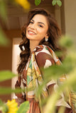 3 Pc Unstitched Embroidered Lawn Suit | MB-CUS25-905A - MARIA.B