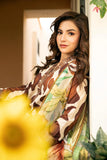 3 Pc Unstitched Embroidered Lawn Suit | MB-CUS25-905A - MARIA.B