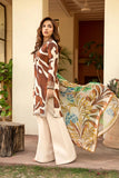 3 Pc Unstitched Embroidered Lawn Suit | MB-CUS25-905A - MARIA.B