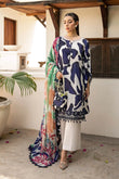 3 Pc Unstitched Embroidered Lawn Suit | MB-CUS25-905B - MARIA.B