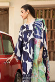 3 Pc Unstitched Embroidered Lawn Suit | MB-CUS25-905B - MARIA.B